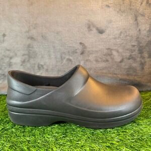 Crocs Neria Pro II Work Clogs Black Slip Resistant Nursing Chef Shoes Womens 9